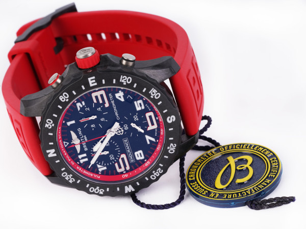 Breitling Endurcane Pro 44 FullSet Chronograph Rot / RED Kautschuk X82310D91B1S1