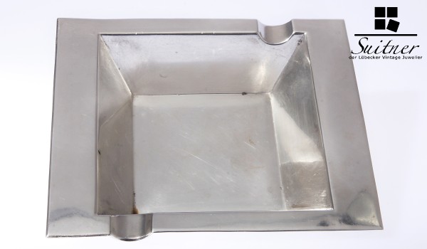 Art Deco Aschenbecher aus 830 Silber von Lemor Breslau im Top Zustand ashtray