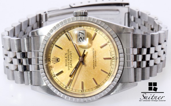 Rolex Datejust 16220 Full set Tropical Dial Bj 1995 Stahl