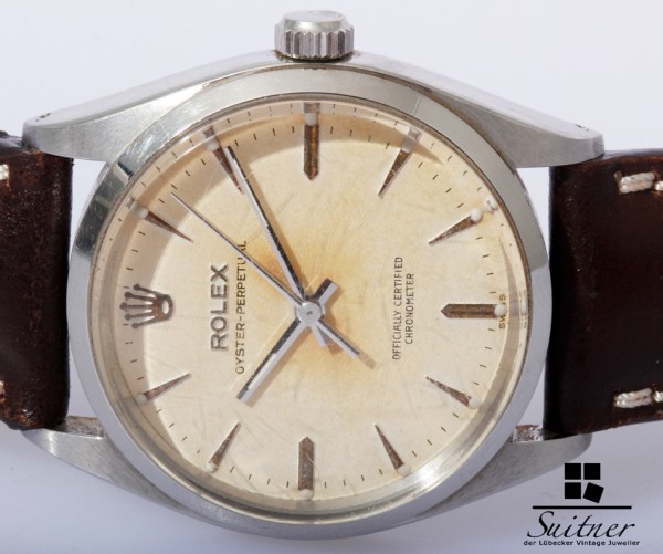 Rolex Oyster Perpetual OP Ref. 6564 Bj. 1959 Tropical Dial selten