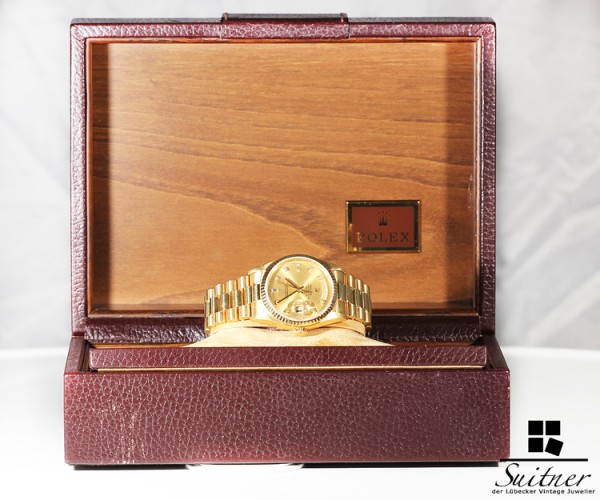 Rolex Day Date 18238 mit Diamanten 