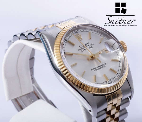 Rolex Datejust 16013 von 1979 Stahl Gold Automatik mit Revision
