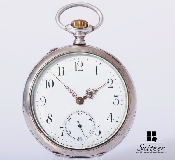 Taschenuhr IWC Silber 800 Lepine um 1900
