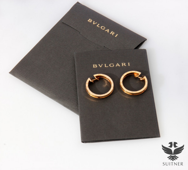 Bvlgari B.zero1 XL Creolen 750 Roségold NP 4200,- Euro sehr selten