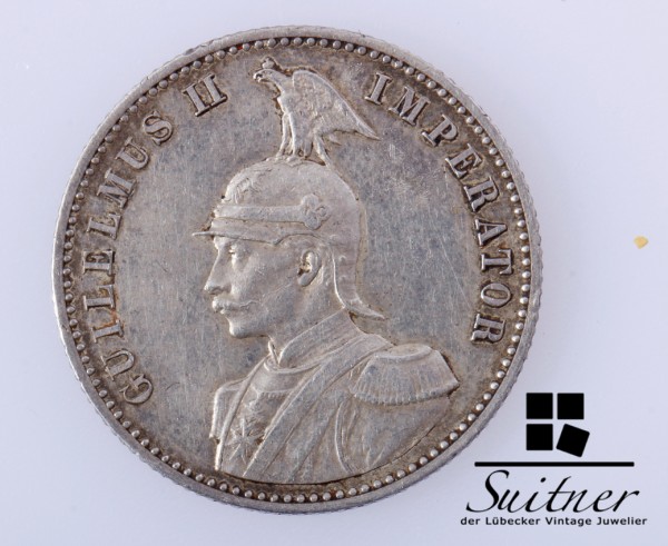 1/2 Rupie Deutsch- Ostafrikanische Gesellschaft 1897 SS Kolonie Afrika selten