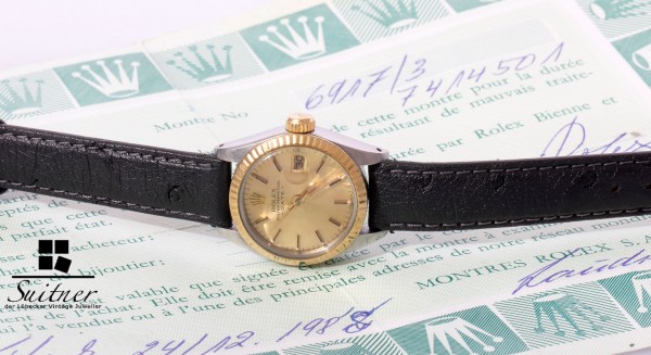 Rolex Lady Datejust Stahl / Gold Ref. 6917 mit Papieren, Jahrgang 1982